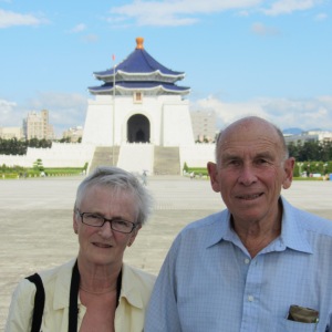 Alan Hill and Anne Taylor in Taipei