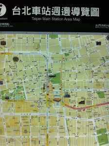Taipei Station Area Map  